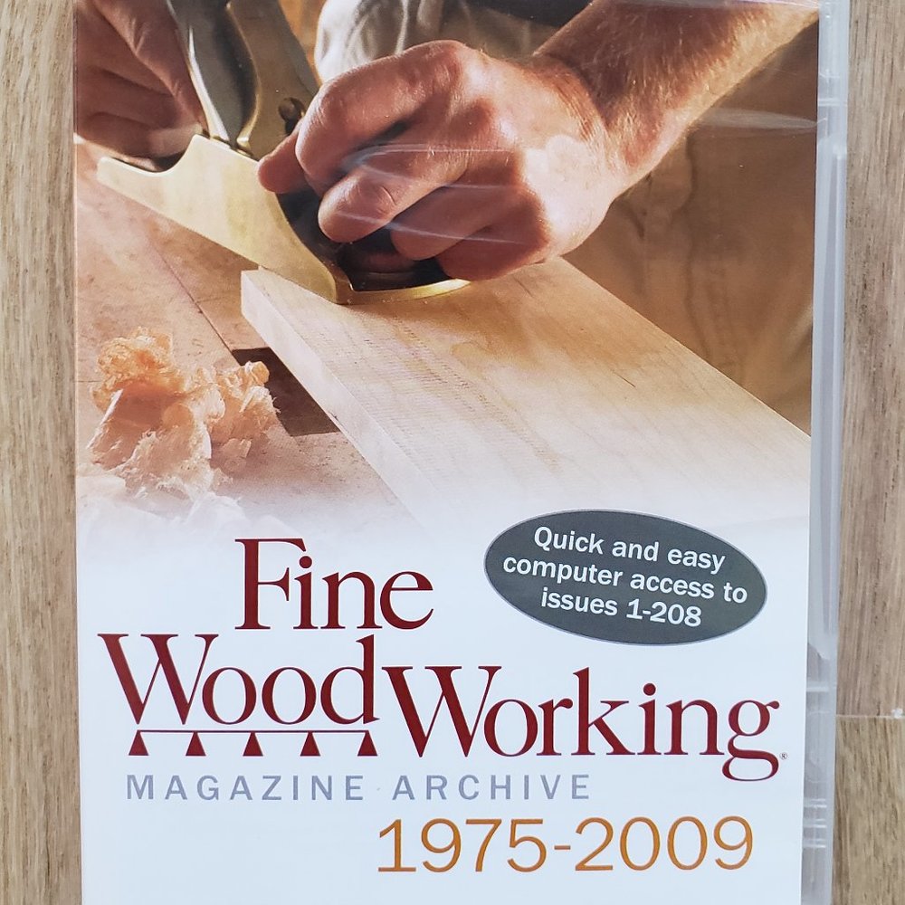 208 Issues Complete Collection of Fine Wood Working magazine 1975-2009 on DVD